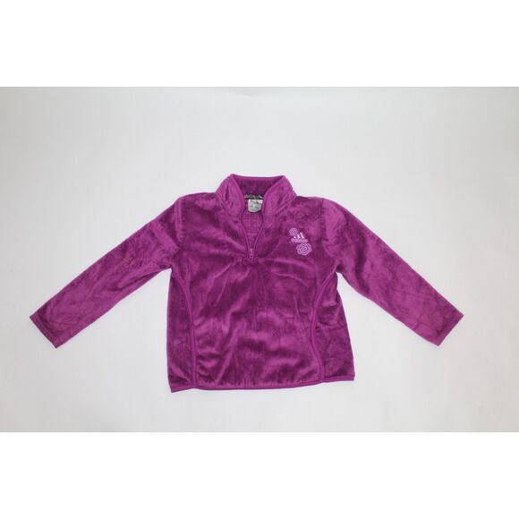 adidas Other - Adidas Girls’ Purple Plush Fleece Jacket – Size 6X